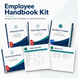 Employee Handbook Template for Small Business | Editable HR Policies